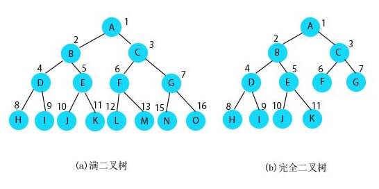满二叉树与完全二叉树